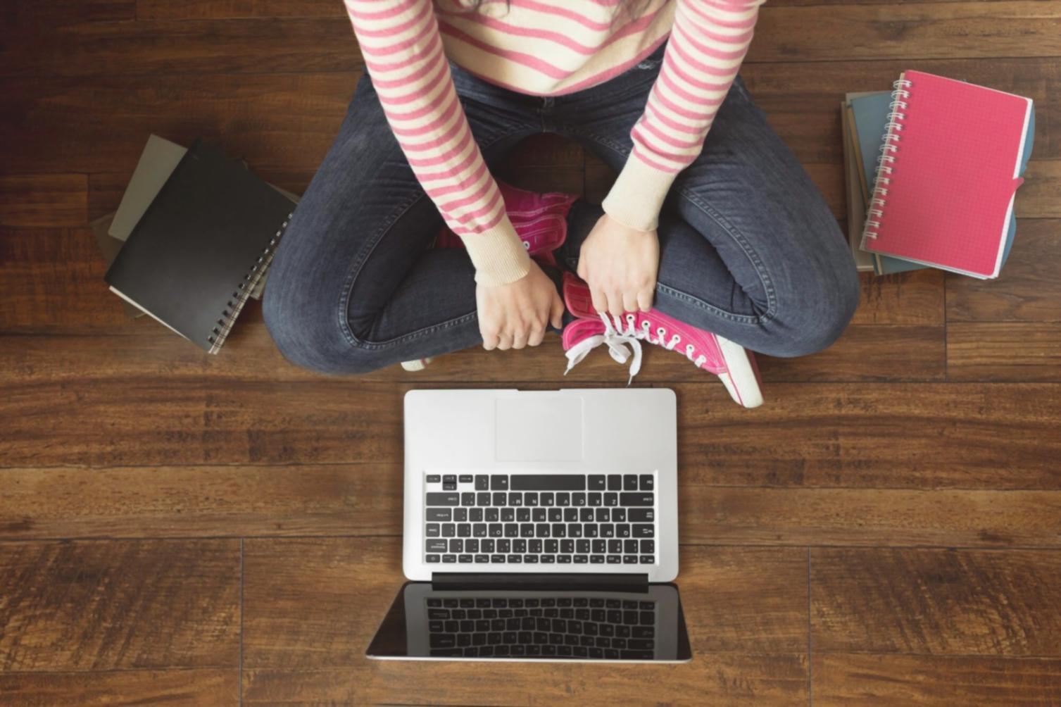 Financial planning workspace with budget documents and analysis tools